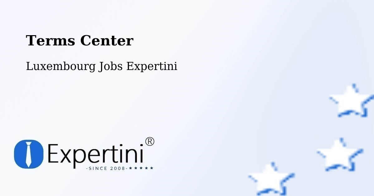 Terms of Service – Lorentzweiler - Luxembourg Jobs Expertini